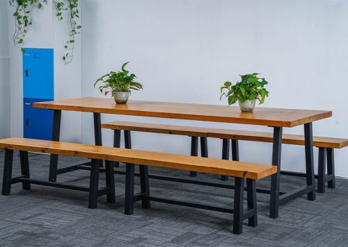 实木长条茶桌餐桌特色图片