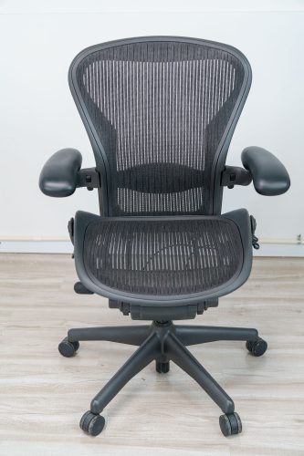 hermanmiller 赫曼米勒 |Aeron 人体工学椅办公椅电脑椅 灰特色图片